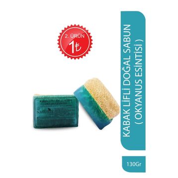 Naturix Mineralli Nemlendirici Peeling Etkili Ocean Soap 130 gr Doğal Kabak Lifli Okyanus Esintisi Sabun