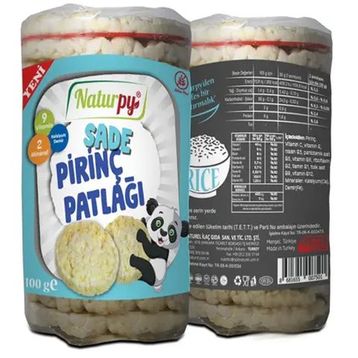 Naturpy 100 gr Glutensiz Yuvarlak Sade Pirinç Patlağı