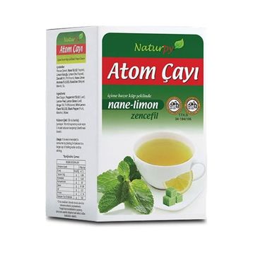 Naturpy 135 gr Nane Limon ve Zencefil Atom Çayı