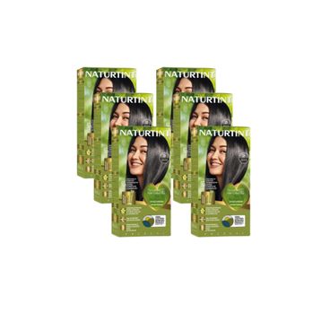 Naturtint 1N Abanoz Siyahı 6x170 ml Doğal Saç Boyası