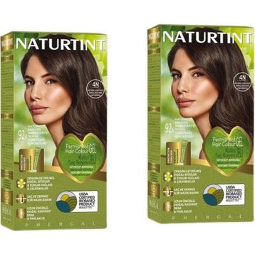 Naturtint 4N Doğal Kestane Doğal 2x170 ml Saç Boyası