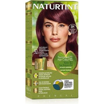 Naturtint 5M Açık Kestane Maun Doğal 170 ml Saç Boyası