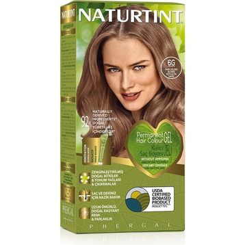 Naturtint 6G Koyu Altın Sarısı Doğal 170 ml Saç Boyası