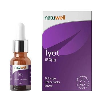 NatuWell İyot 150 mcg 25 ml Damla
