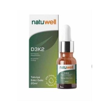 NatuWell Vitamin D3 K2 20 ml Damla
