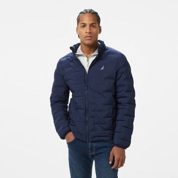 Nautica J55002T.4NV Lacivert Standart Fit Dik Yaka Erkek Mont