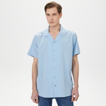 Nautica W35511T.4NN Mavi Classıc Fıt Kısa Kollu Erkek Gömlek