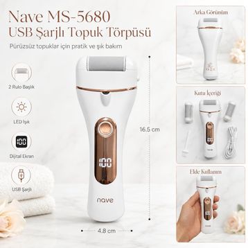 Nave Ms 5680 Usb Sarjlı Topuk Törpüsü