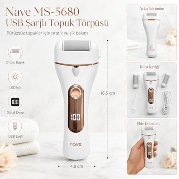 Nave Ms 5680 Usb Sarjlı Topuk Törpüsü