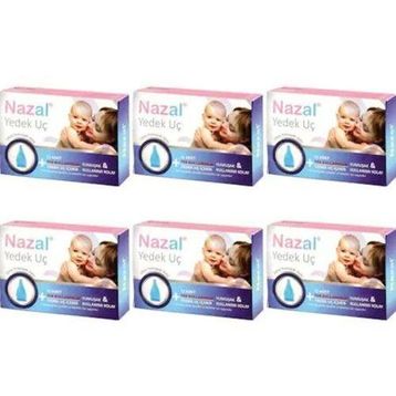 Nazal 6 x 12'li Burun Aspiratörü Yedek Ucu