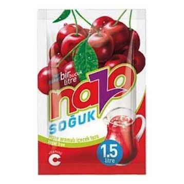 Nazo 9 gr Vişne Aromalı Toz İçecek (24 adet)