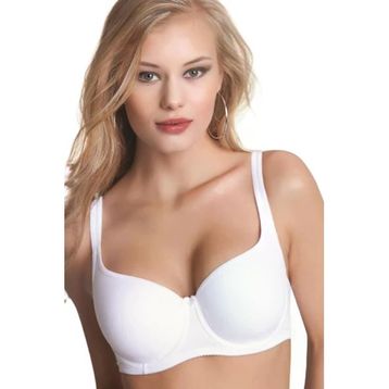 NBB Beyaz 80C Basic Toparlayıcı Kaplı Balenli Sütyen