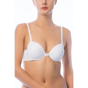 NBB Beyaz Destekli Dolgulu Kaplı Sütyen