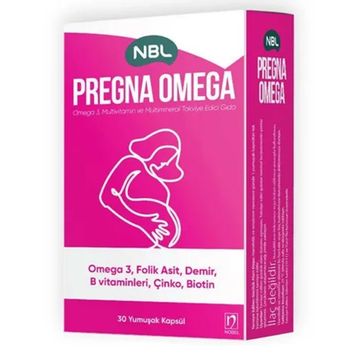 NBL Pregna Omega 3 30 Kapsül Balık Yağı