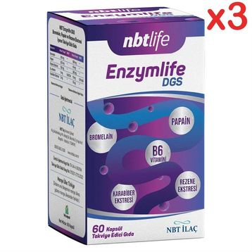 Nbt Life Enzymlife DGS 60 Kapsül