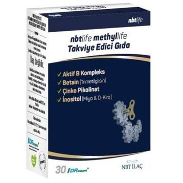 Nbt Life Methyllife Aktif B Kompleks 30 Kapsül