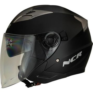 NCR Jet Siyah Çenesiz Kask