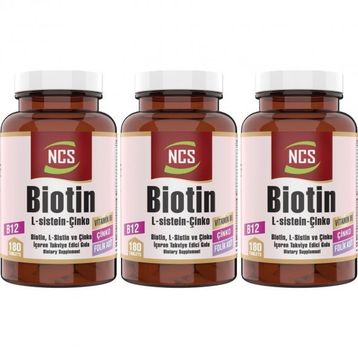 Ncs Biotin L-Sistein Çinko 180 Tablet