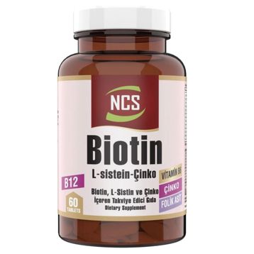Ncs Biotin L-Sistein Çinko 60 Tablet