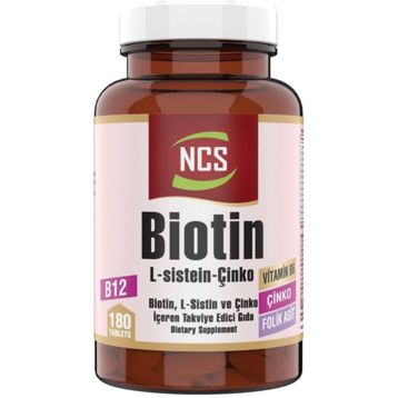 Ncs Biotin L-Sistein Çinko B6 180 Tablet