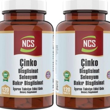 Ncs Çinko Bisglisinat Selenyum 120 Tablet