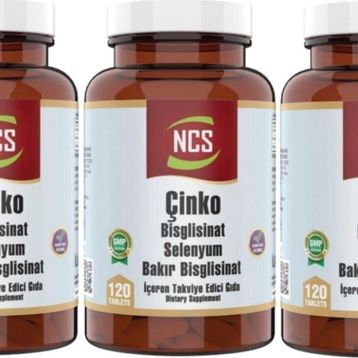 Ncs Çinko Bisglisinat Selenyum 120 Tablet