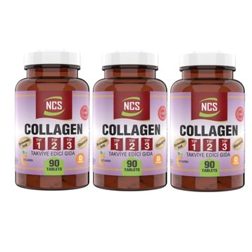 Ncs Collagen Tip 1-2-3 Hyaluronic Acid 90 Tablet