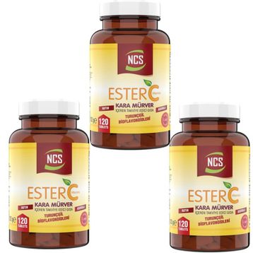 Ncs Ester C Vitamini Kara Mürver 120 Tablet