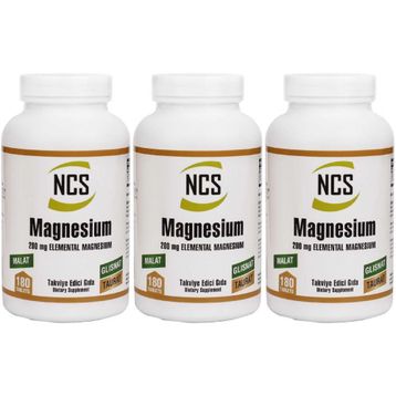 Ncs Magnesium Malat Glisinat Taurat 180 Tablet