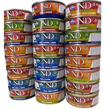N&D 12x70 gr Karışık Kedi Konservesi