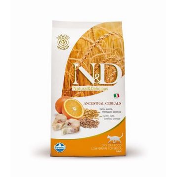 N&D Az Düşük Tahıllı Balıklı 10 kg Kedi Maması