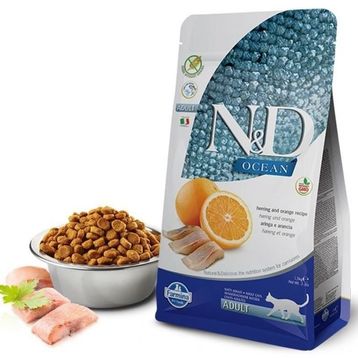 N&D Balıklı Portakallı Tahılsız 5 kg Kedi Maması