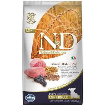 N&D Düşük Tahıl Kuzu Yaban Mersini 2,5 kg Küçük Irk Yavru Köpek Maması