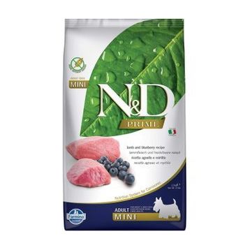 N&D Kuzu Etli Yaban Mersini Tahılsız Yetişkin Mini Irk 2.5 kg Köpek Maması