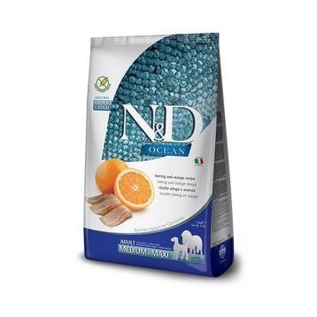 N&D Ocean 2.5 kg Balık Portakallı Tahılsız Küçük Irk Yetişkin Köpek Maması