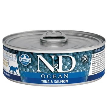 N&D Ocean 70 gr Ton Balığı ve Somonlu Kedi Konservesi