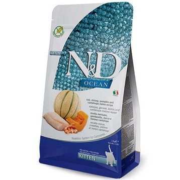 N&D Ocean Tahılsız Kitten Morina Balığı ve Karides 5 kg Yavru Kedi Maması