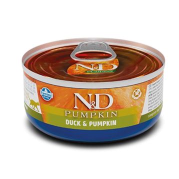 N&D Ördek & Balkabaklı 70 gr Yetişkin Konserve Yaş Kedi Maması