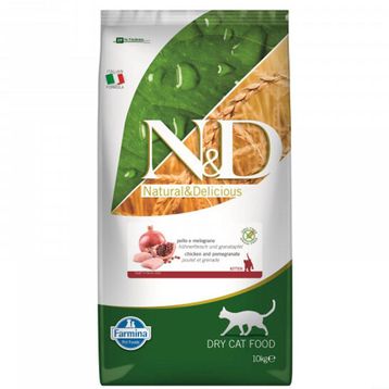 N&D Prime 10 kg Premium Tahılsız Tavuklu ve Narlı Tüm Irklar İçin Yavru Kuru Kedi Maması