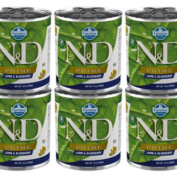 N&D Prime Kuzu Yaban Mersini 6x285 gr Köpek Konserve Maması