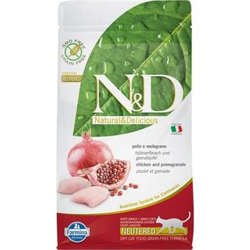 N&D Prime Tavuk ve Nar Neutered 5 kg Kedi Maması