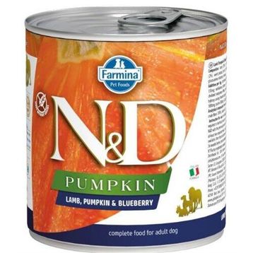 N&D Pumpkin 285 gr Kuzulu-Yaban Mersinli Köpek Konserve