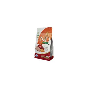 N&D Pumpkin Özel Tahılsız Bıldırcın Etli Bal Kabaklı ve Narlı Kısırlaştırılmış 1.5 kg Kedi Maması