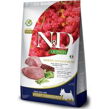 N&D Quinoa 2,5 kg Weight Management Mini Yetişkin Kuzulu Köpek Maması