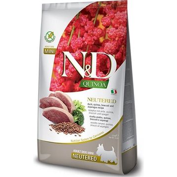 N&D Quinoa Ördek ve Brokoli Küçük Irk Kısırlaştırılmış 2,5 kg Köpek Maması