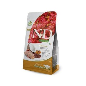 N&D Quinoa Skin Coat Tahılsız Tüy Bakım Bıldırcın Yetişkin 1,5 kg Kedi Maması