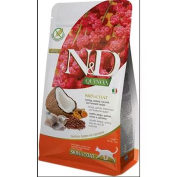 N&D Quinoa Skin&Coat Ringa Balıklı 5 kg Kedi Maması