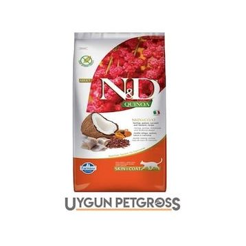 N&D Quinoa Skin&Coat Ringa Balıklı 5 kg Kedi Maması
