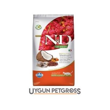 N&D Quinoa Skin&Coat Ringa Balıklı 5 kg Kedi Maması