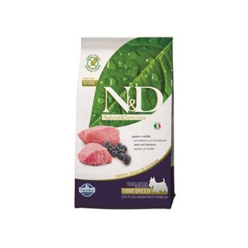 N&D Tahılsız Kuzu Etli ve Yaban Mersinli Orta ve Büyük Irk 2.5 kg Yetişkin Köpek Maması